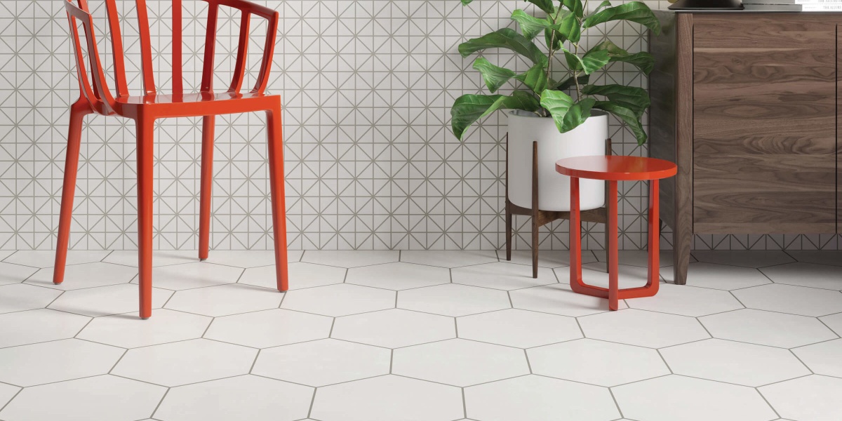 2021 Tiles Trends: Large Hex Tiles